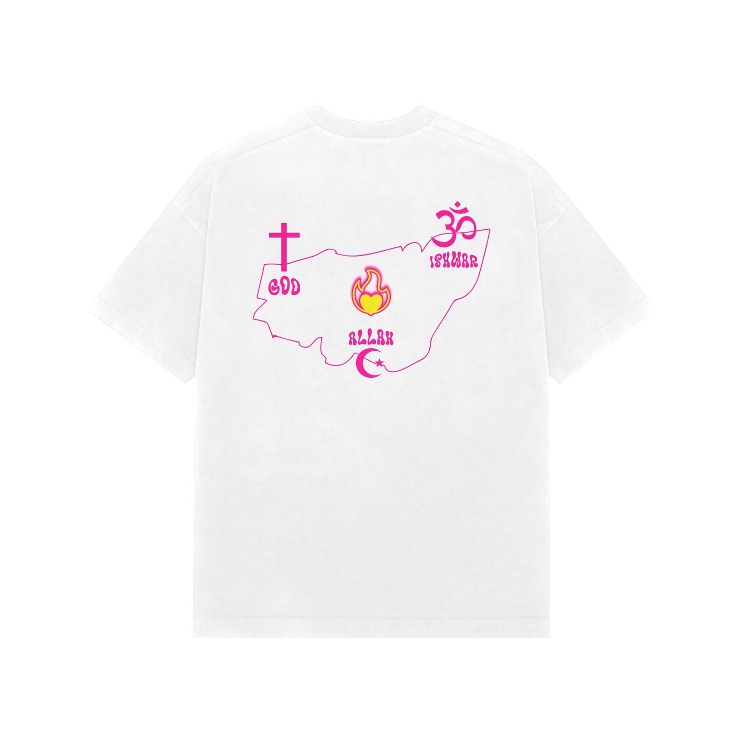 The Oversized Tee - Go With The Divine Flow