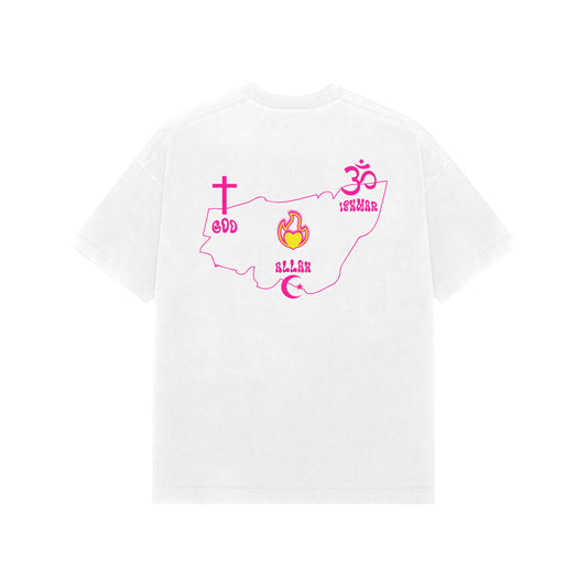 The Oversized Tee - Go With The Divine Flow